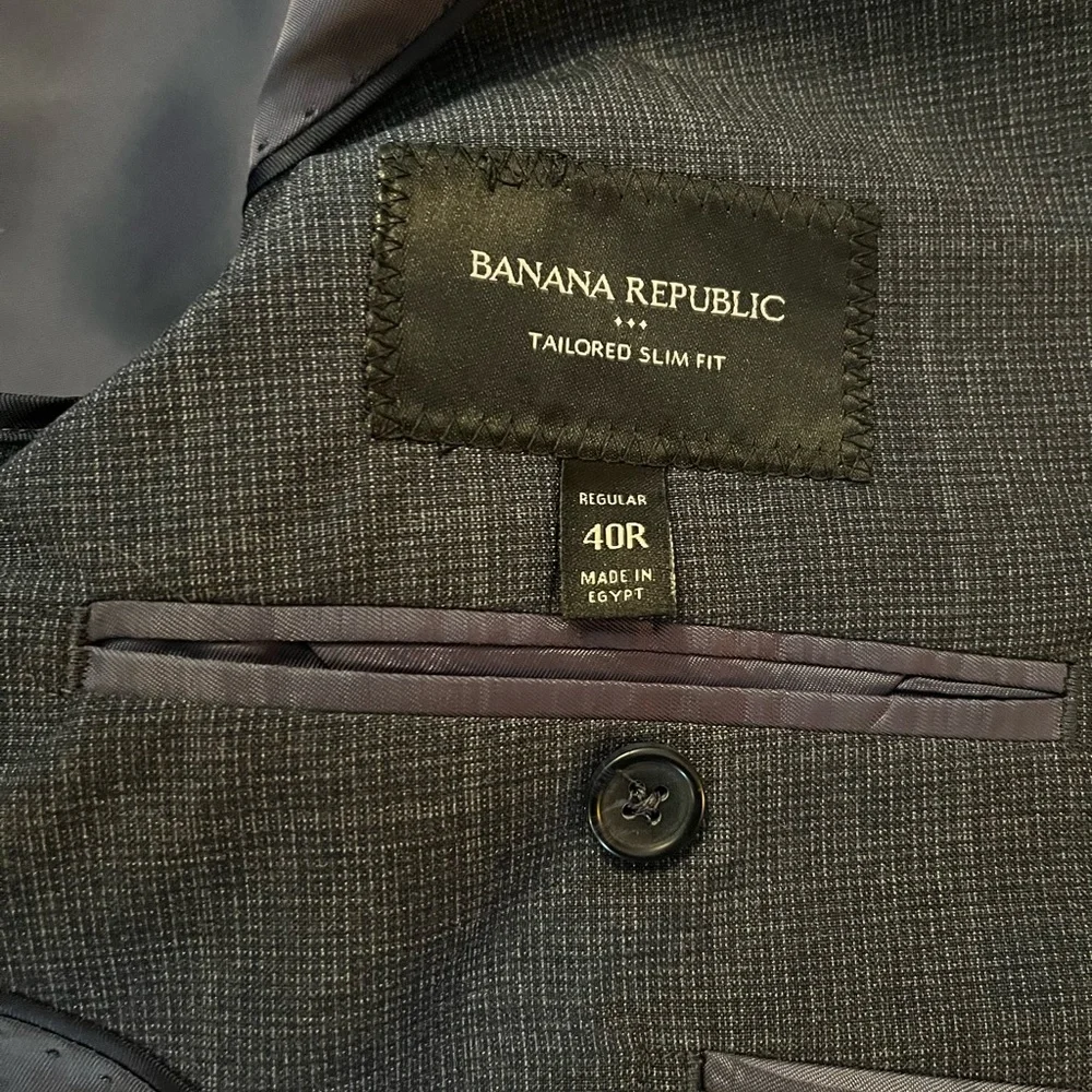 Banana Republic Charcoal Gray Men’s Sport Coat 40R